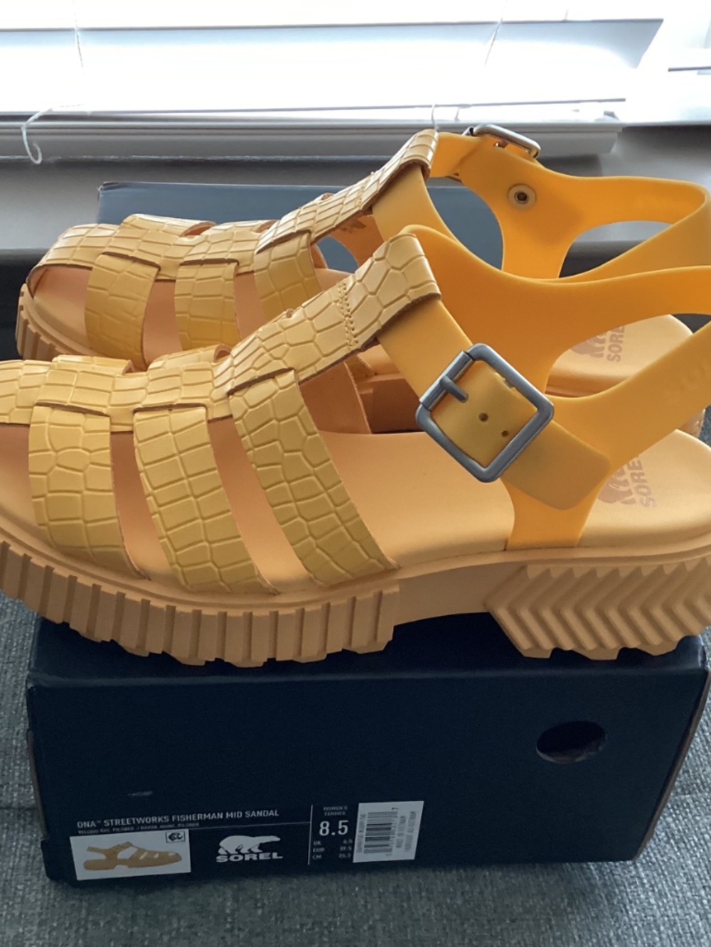 SOREL Ona Streetworks Platform Fisherman Sandal (Women) 8.5 M - Picture 9 of 12